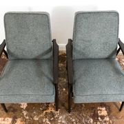Vintage Armchairs Designed By H. Lis, Poland, 1960's, Set Of 2