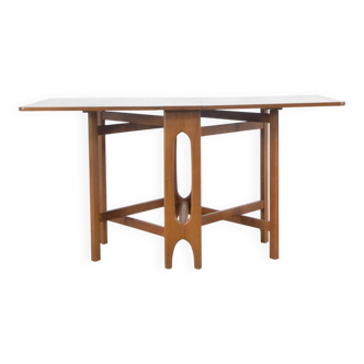 Midcentury McIntosh Drop Leaf Teak Table Modern Danish Style