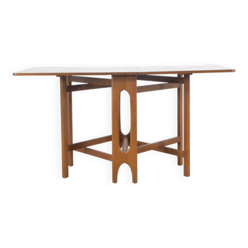 Midcentury McIntosh Drop Leaf Teak Table Modern Danish Style