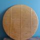 Gien cheese board with wicker straw decor