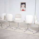 5 x chaises Giroflex 7105 Space Age