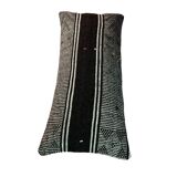 Vintage turkish kilim cushion cover , 30 x 60 cm