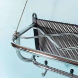 Minimalist metal coat rack from the 1970s