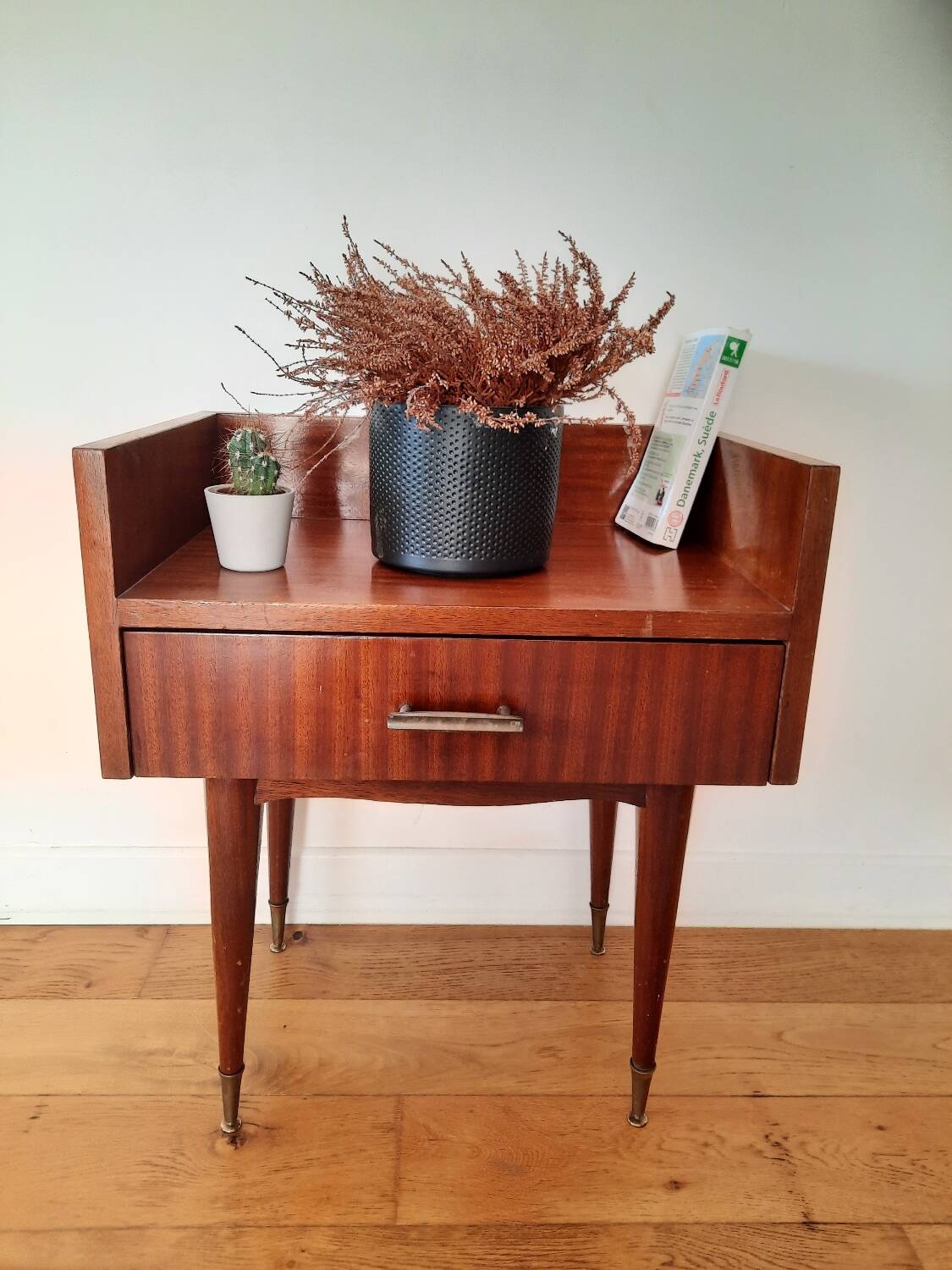 Petit meuble- chevet bois vintage