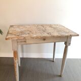 Table de ferme patinée