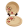 Set of 5 vintage Badonviller Simone flat plates.