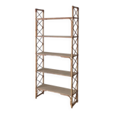 vintage rattan shelf