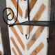 Étagère murale métal noir