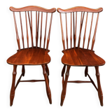 Pair of spindle-back Windsor chairs