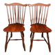 Paire de chaises Windsor à fuseaux