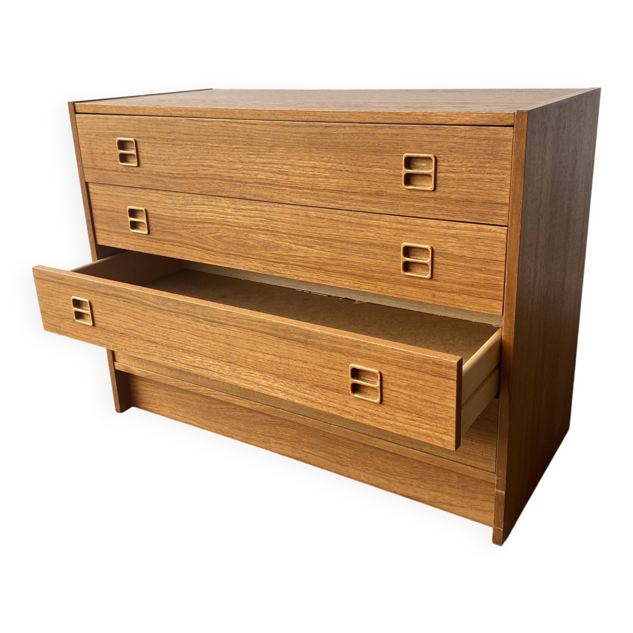 Mid-Century Modern Teak Chest of Drawers by Sejling Skabe, Denmark, 1960s
