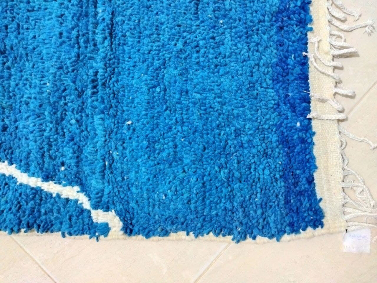 Tapis berbère œil Azilal 100% laine 245 x 160 cm