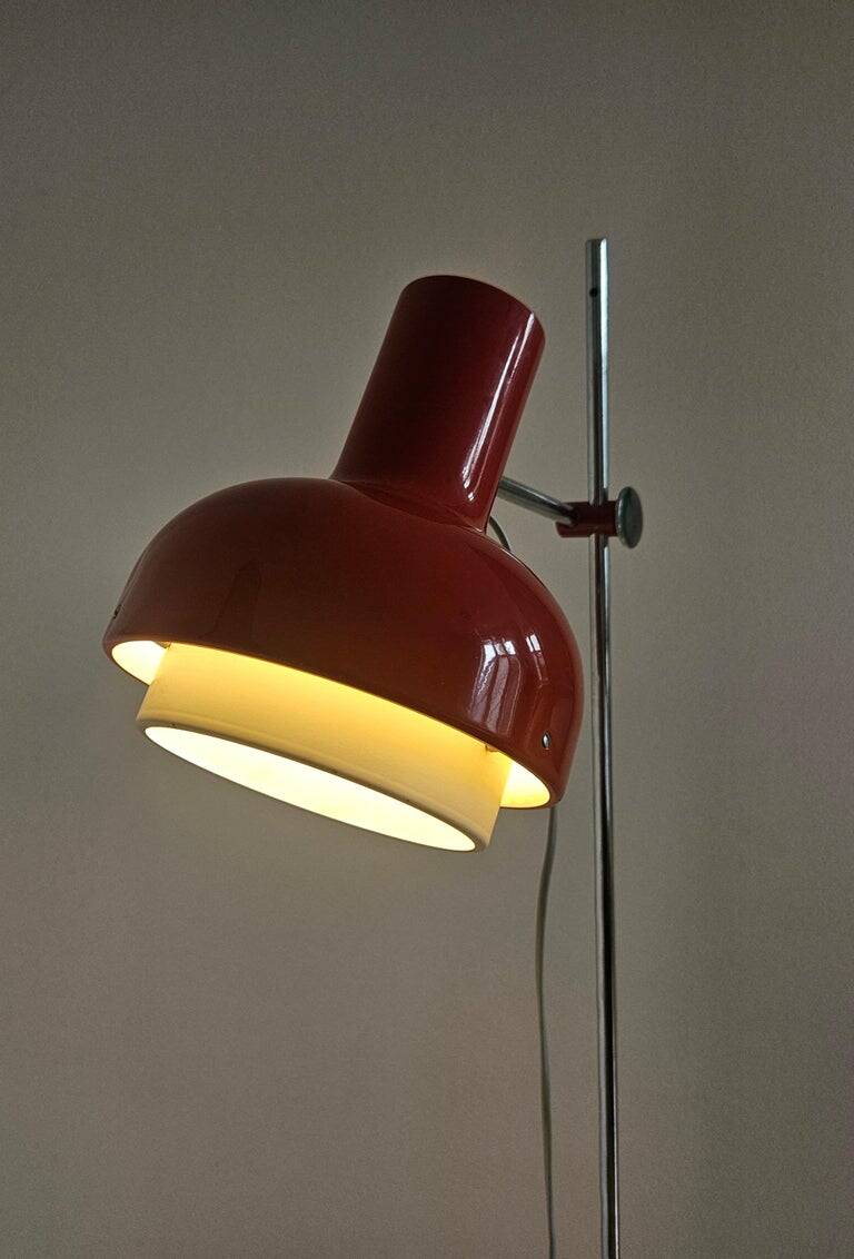 Mid Century Floor Adjiustable Lamp Napako, Josef Hurka, 1970s
