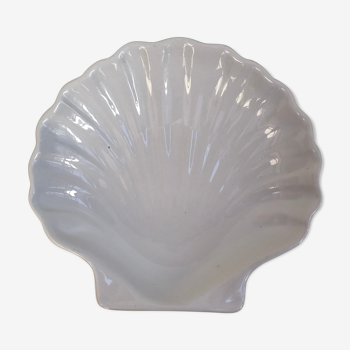 White dish scallop shell Emile Henry