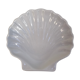 White dish with scallops by Emile Henry