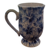 Tasse-Mug en porcelaine florale ancienne