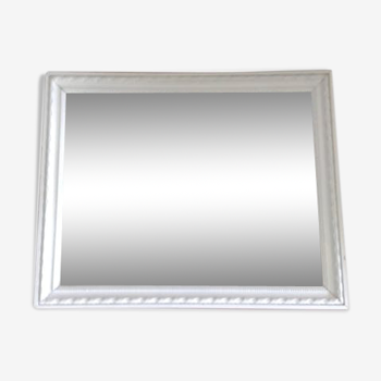 Old white mirror - 40x30cm