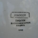 5 plates dessert DIGOIN model Sirocco