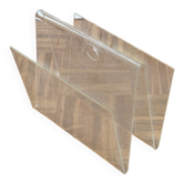 Porte revue en plexiglas vintage