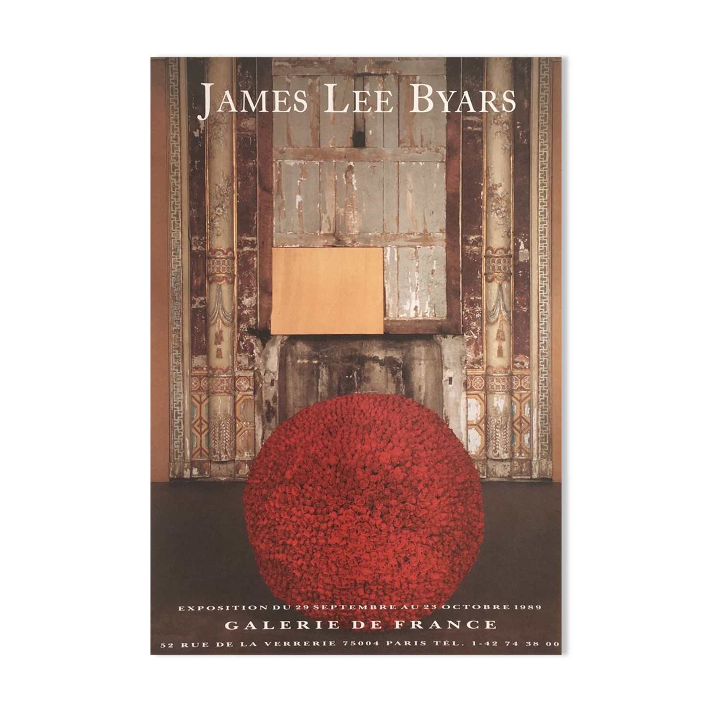 Affiche James Lee Byars 1989