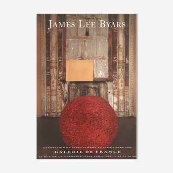 Poster James Lee BYARS 1989