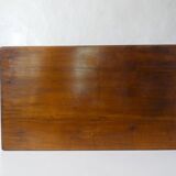 Antique wooden shelf with DMC spools – Industrial sideboard