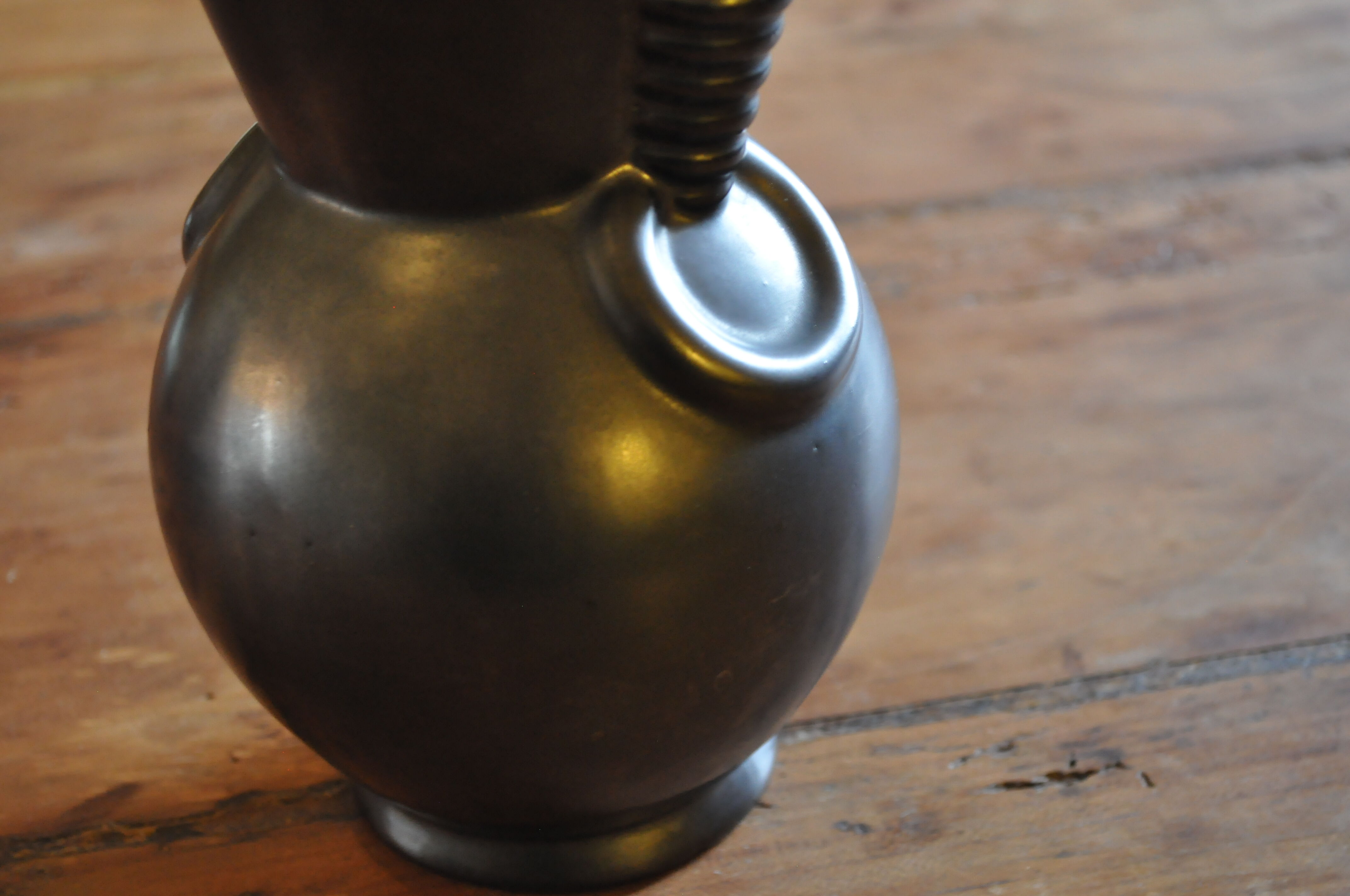 Vase B. ceramic Letalle for St. Clement. numbered, 1960s