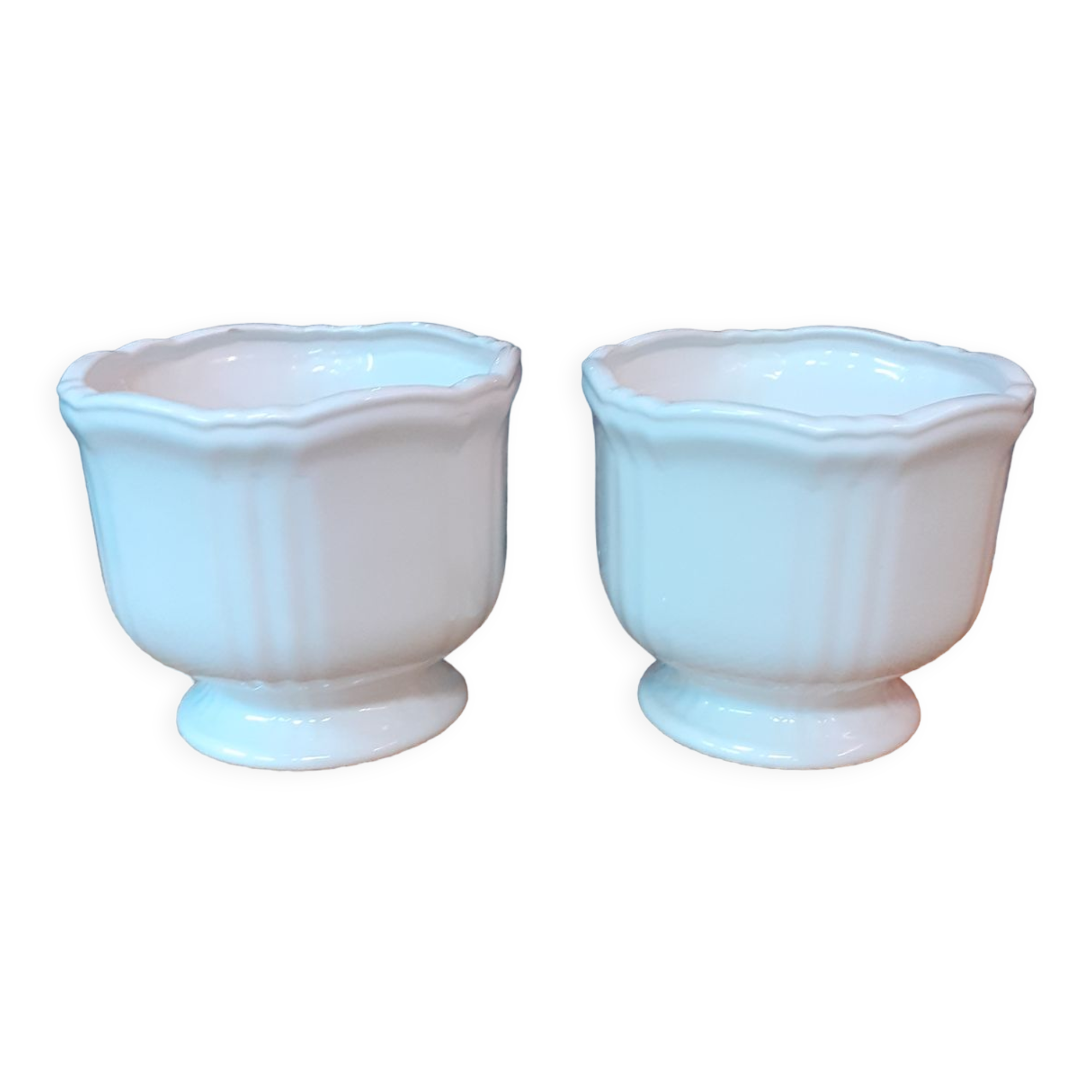 Paire de cache pot vintage