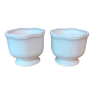 Paire de cache pot vintage