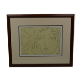 Picasso "femme à la colombe"