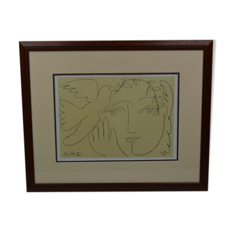 Picasso "femme à la colombe"
