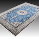 Tapis d'Orient Persan Iran Naïn laine et soie -3.20 X 210 Mètres