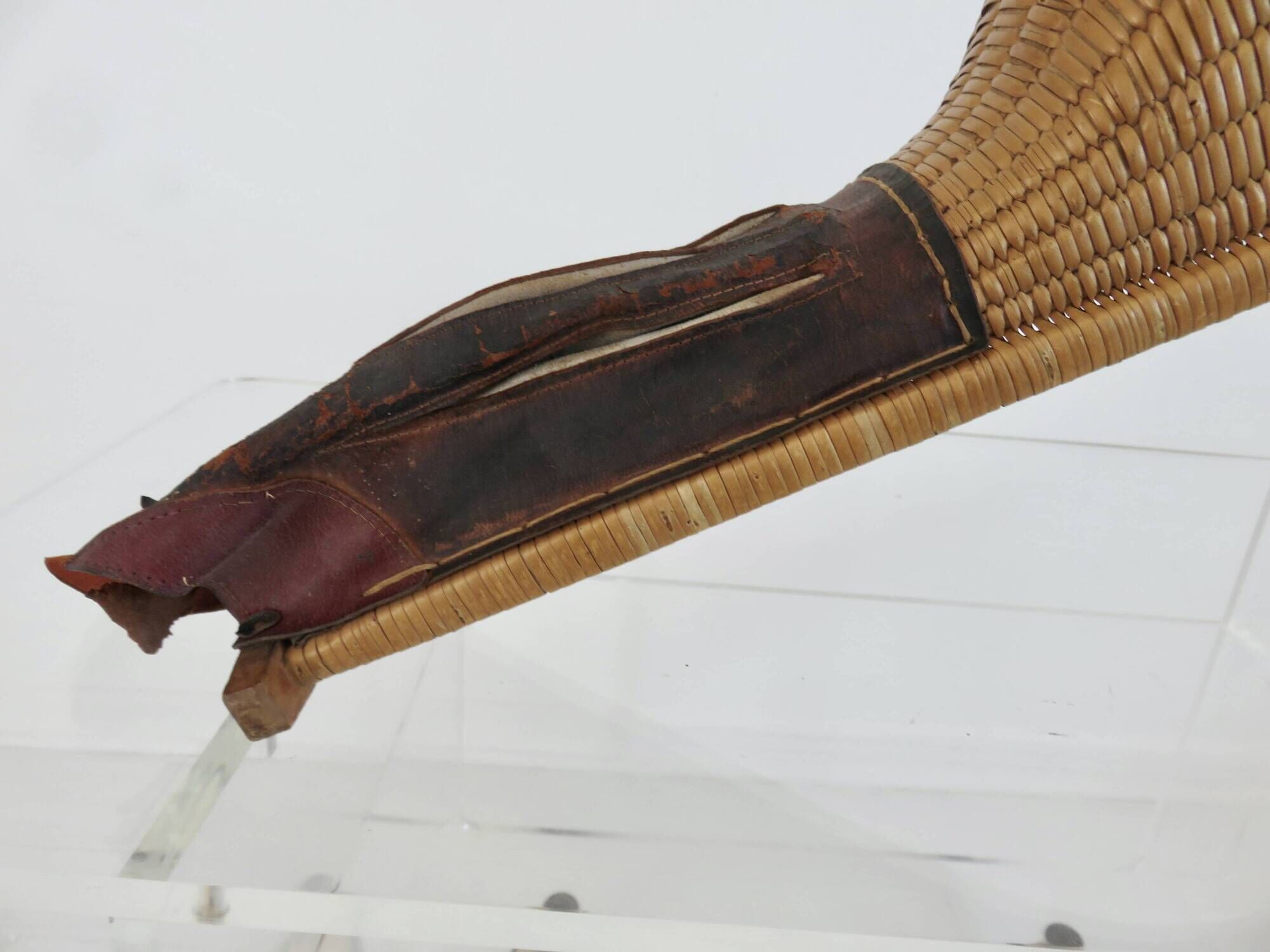 Old chistera, large glove, 64cm, Basque Country, jai alai, cesta punta