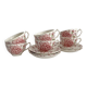 6 Johnson Brothers "Rose Chintz" English earthenware mugs