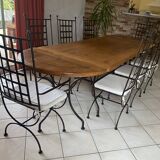 Dining table with extensions