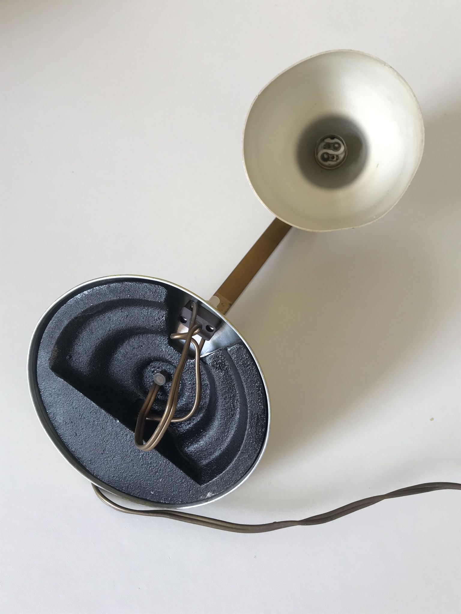 Lampe télescopique vintage années 50