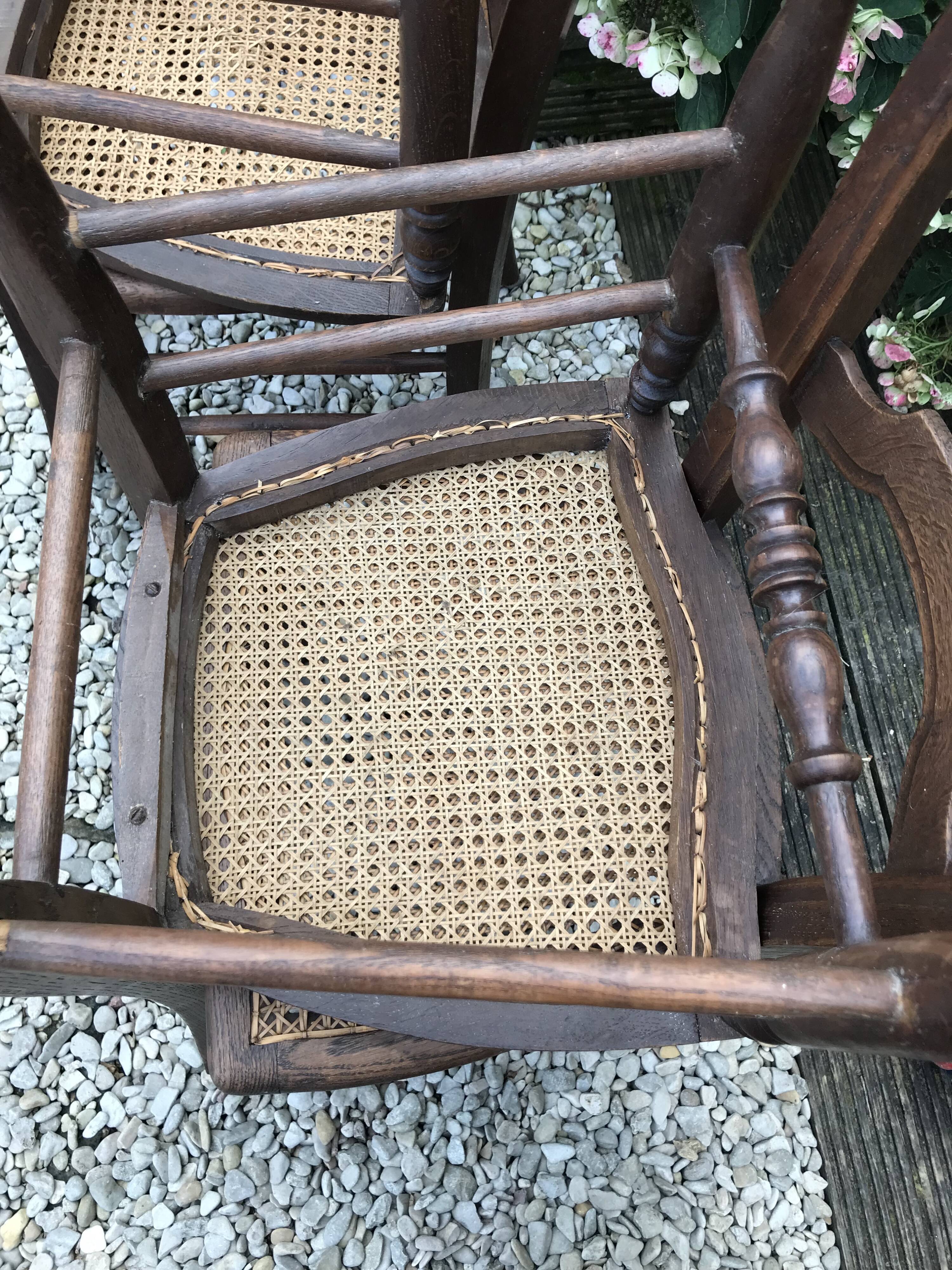 Four chairs during the Napoleon III era