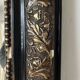 Antique Louis Philippe mirror in black and gold, 93X68cm