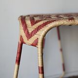 Rattan table model Flo by Patricia Urquiola