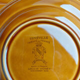 4 flat plates Lunéville Louis XV Honey