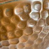 Planter by villedieu in vintage brown patinated copper