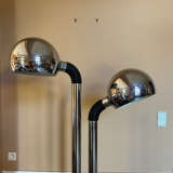 Floor lamp balls chrome 1970 italian
