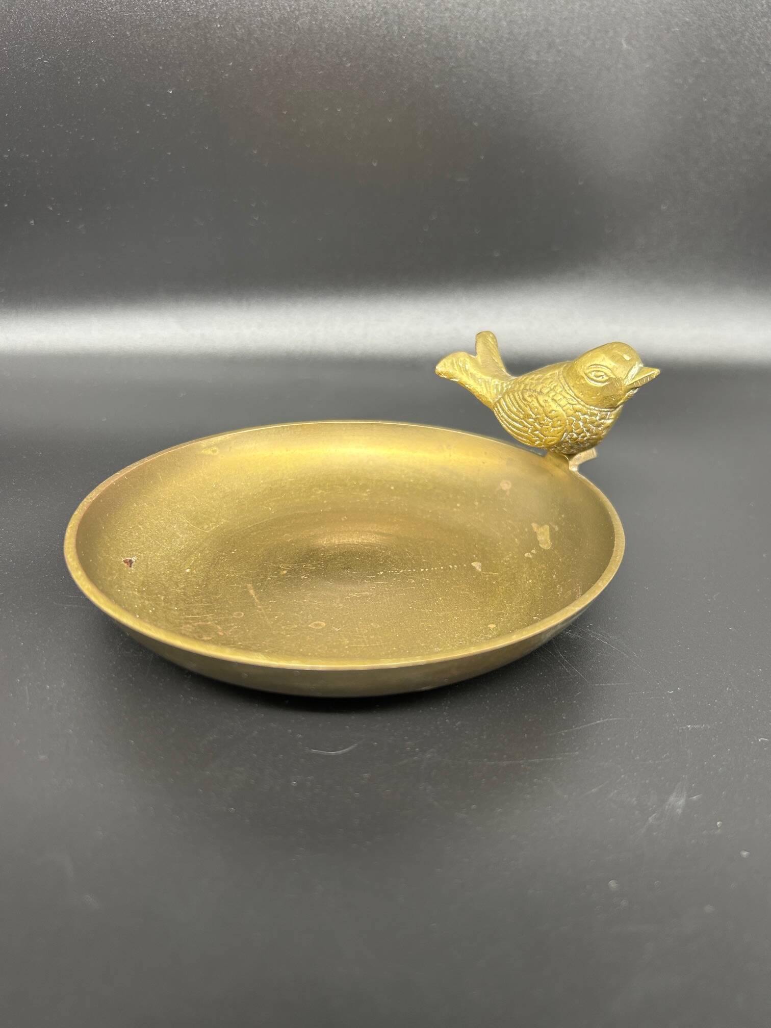 brass bird pocket tray