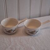 2 very pretty sauceboats or ramekins in porcelain from Villeroy & Boch.