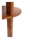 Mid-century modern coffee table, vintage, Art Deco, walnut wood, Poland, 1960s