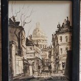 Oil on canvas Montmartre Midani M'Barki