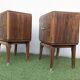 Pair of vintage Art Deco mid-century bedside tables