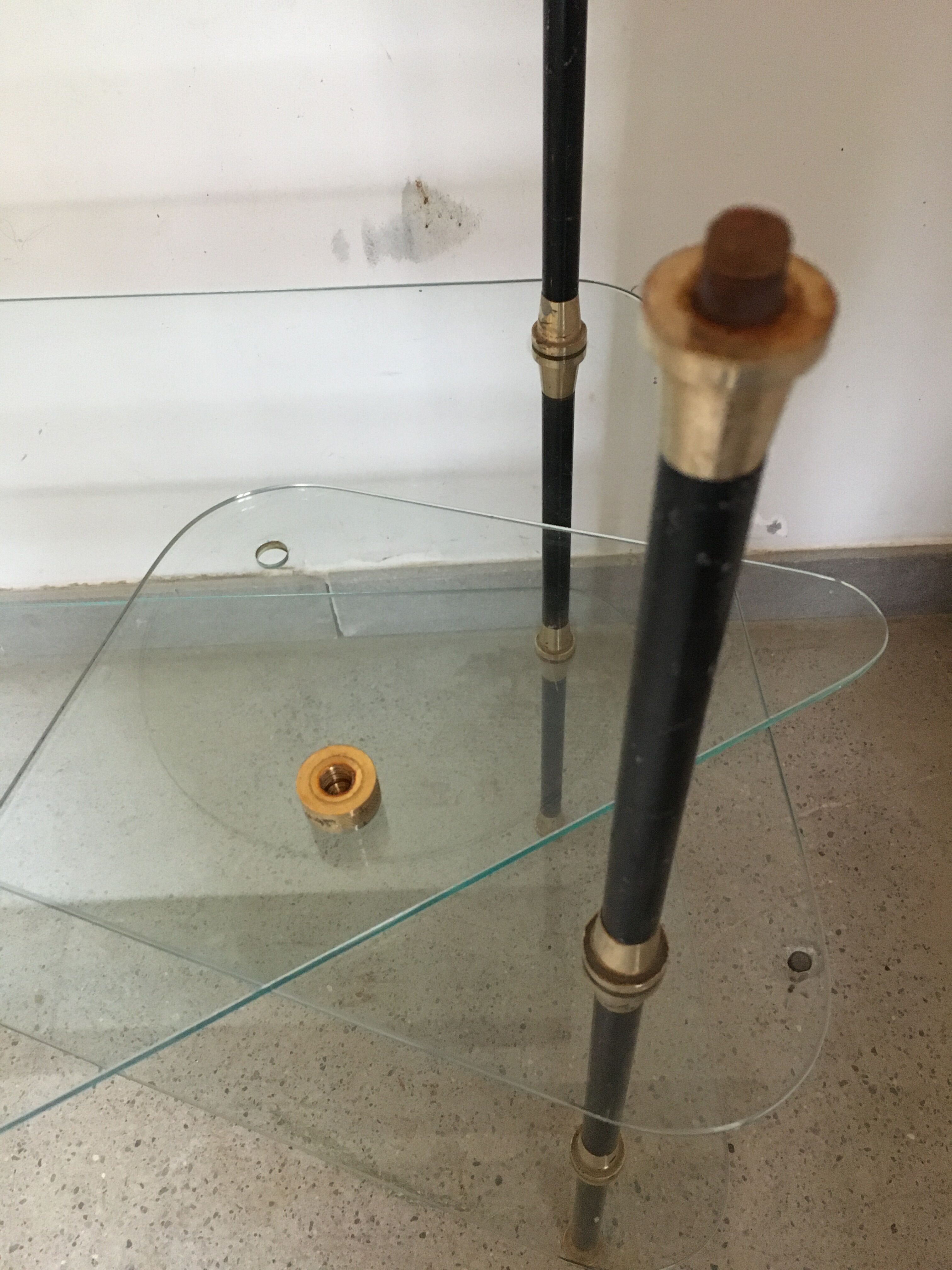Glass shelf design 1950