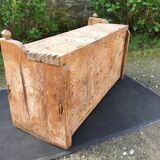 Ancient brutalist chest carved wind rose