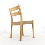 Lot de 6 chaises en chêne EMC Mobler 'Lem' - design danois - chêne